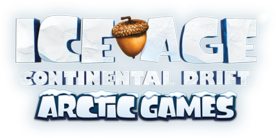 Ice Age: Continental Drift Arctic Games title screen for Nintendo DS